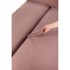 BONAMI SELECTION Svijetlo ružičasta sklopiva sofa od bouclé tkanine 247 cm Quinoa, 247x110x91 cm