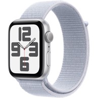 APPLE Pametni sat SE GPS 44mm, srebrno aluminijsko kućište, plavi Cloud Sport Loop