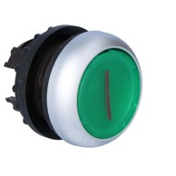 EATON Osvijetljena ravna zelena tipka M22-DL-G-X1 s povratnom oprugom