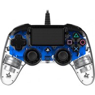 NACON Transparentni gamepad za PS4, plavi