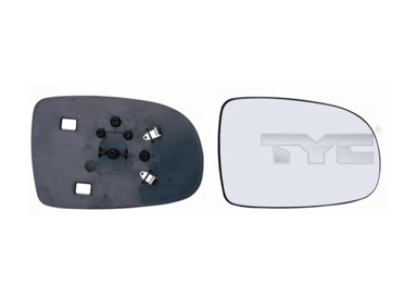TYC Ogledalo retrovizora Opel Corsa C, lijevo, asferično, 325-0026-1