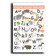 WALLITY Dječja slika Alphabet 45x70 cm