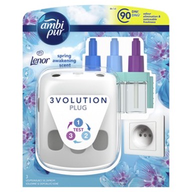 AMBI PUR 3VOLUTION Miris, Lenor Spring Awakening, električni aparat za osvježavanje zraka, 20 ml