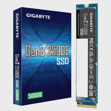 GIGABYTE SSD disk NVMe 2500E, 500GB, M.2, R/W 2300/1500 MB/s
