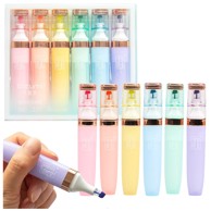 Set markera pastelnih zlatnih boja, 6 kom