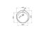 PYRAMIS Sudoper KIBA, inox, 485 mm, 1½B, 100053701