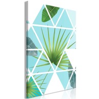Slika Geometric Palm Vertical 60x90