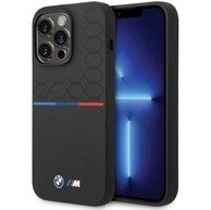 BMW Silicone Pattern kućište za iPhone 15 Pro, crno
