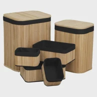 TENDANCE Set bambus košara 6/1