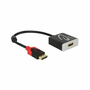 DELOCK Adapter DisplayPort na HDMI aktivni 4K 60Hz, duljina 20 cm