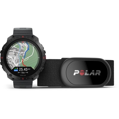 POLAR Pametni sat Grit X2 Pro HR S-L, crni