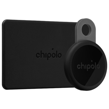 CHIPOLO Bluetooth lokator Loop + Card, crni, 2 kom CH072