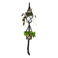 ARTEVASI Tekstilni lanac za vješanje tegli za cvijeće ø 13 cm (visina 120 cm), tekstil, prirodna