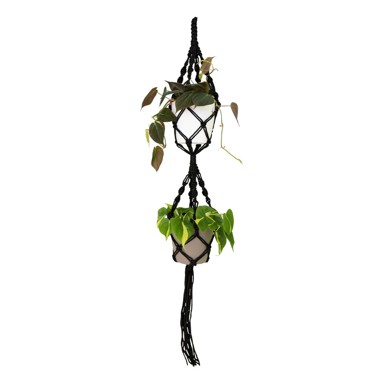 ARTEVASI Tekstilni lanac za vješanje tegli za cvijeće ø 13 cm (visina 120 cm), tekstil, prirodna