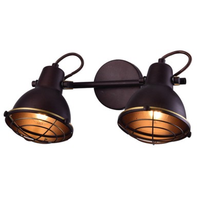 Zidna svjetiljka W10145-2, zlatna, 2xE27