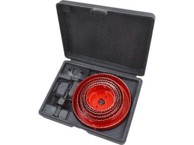 EXTOL PREMIUM Set krunastih svrdala, 8801607, Ø64–127 mm, 7 promjera