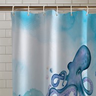 CATHERINE LANSFIELD Tuš zavjesa 180x180 cm Octopus
