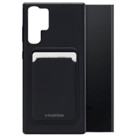 MOBILIZE Cardcase maskica, TPU back cover, Samsung Galaxy S23 Ultra, crna