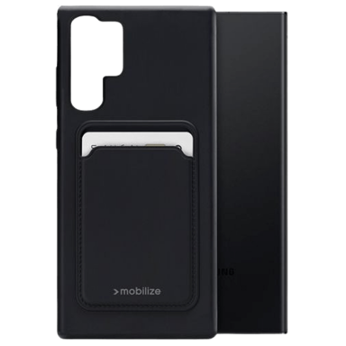 MOBILIZE Cardcase maskica, TPU back cover, Samsung Galaxy S23 Ultra, crna