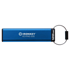 KINGSTON TECHNOLOGY USB memorijski pogon IronKey Keypad 200, 128 GB, USB Tip-C 3.2 Gen 1, plavi