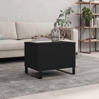 Stolić za kavu 60x44,5x45 cm, konstruirano drvo, crni