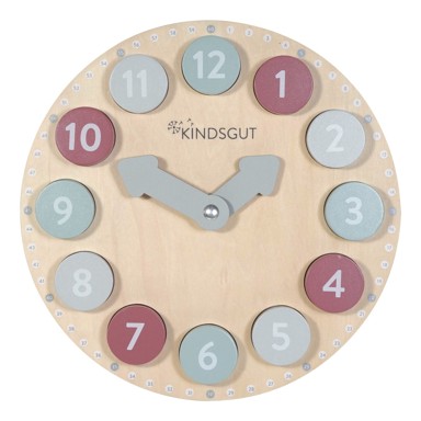 KINDSGUT Drvena reljefna puzzle Clock