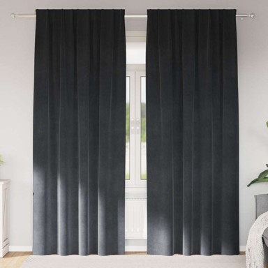 Blackout zavjese 140x225 cm 2kom, sive