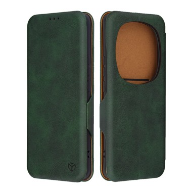 TECHSUIT Preklopna futrola Safe Wallet Plus za Honor Magic6 Pro tamno zelena