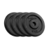 REBEL ACTIVE Utezi od lijevanog željeza, 4 x 5 kg, rupa 31 mm, klasična ploča