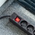 REBEL Produžni kabel, 3 Schuko utičnice, prekidač, 3 m