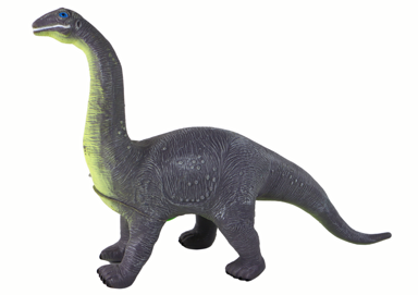 Velika figura dinosaura Brachiosaurus, zvuk, siva