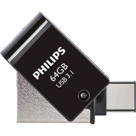 PHILIPS USB memorijski pogon FM64DC152B/00, 64 GB, USB Tip-C 3.2 Gen 1, crni