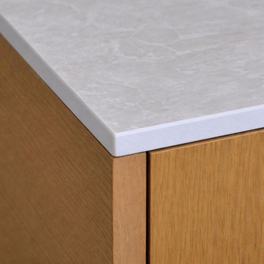 KOLM HPL Vodootporna kuhinjska radna ploča Krem Navona K367PH, 61 x 60 cm, 12 mm