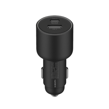XIAOMI Auto punjač 67W, USB-A i USB-C, crni