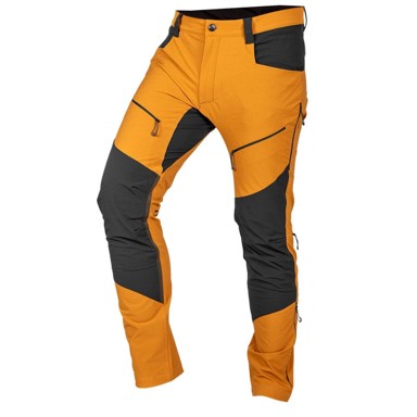 NEO TOOLS Outdoor četverosmjerno rastezljive radne hlače, veličina M, boje senfa