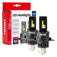 AMIO LED žarulje za prednja svjetla F25 PRO BLACK CANBUS, H4/H19, do 225% više svjetla, 6000 K