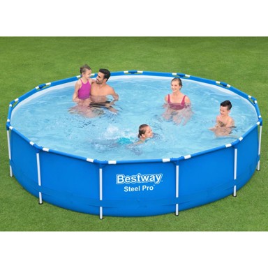BESTWAY Bazen s okvirom STEEL PRO 396 x 84 cm