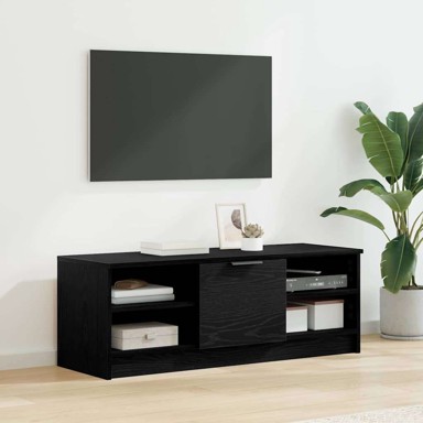 TV ormar, 102 x 35 x 36.5 cm, konstruirano drvo, crni hrast