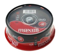 MAXELL DVD-R optički medij 4,7 GB, 16x, spindle, 25 kom