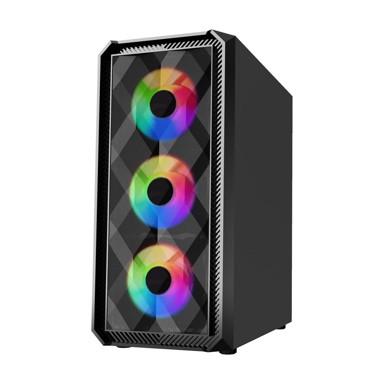 BIT FORCE Stolno računalo GAMER PC / AMD Ryzen 5 5500, 16 GB RAM, NVIDIA GeForce RTX 3050 6 GB, 1 TB SSD, Windows 11 Pro, crna