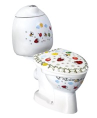 CREAVIT WC kombinacija dječja KID, dekor, keramička, stražnji izlaz