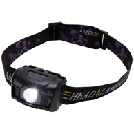 HOME Svjetiljka naglavna HLP 7RP, LED, naglavna, 100 lumena, crna