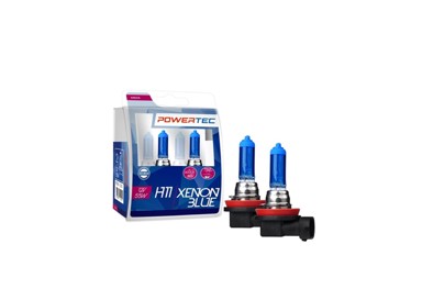 M-TECH Žarulja H11 12V 55W PTZXB11-DUO PGJ19-2 XENON BLUE 5000K DUOBOX 2/1