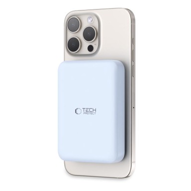 TECH-PROTECT LifeMag Powerbank PB11, 10. 000 mAh, MagSafe, plava
