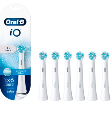 ORAL-B Zamjenska glava za četkice za zube Action 6CT, bijela