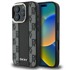 DKNY Checkered Pattern MagSafe maskica za iPhone 16 Pro Max, crna