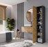 TOPESHOP Kupaonski stup Sara S33, antracit artisan