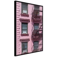 Poster Pink Facade 20x30