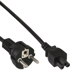 INLINE Kabel za napajanje B-16656X, utikač tip E+F, 3-pinski, 1,8 m, crna