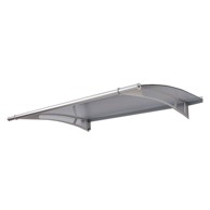 GUTTA Nadstrešnica akril 4 mm PT/L 150;1500x950x170 mm, prozirna